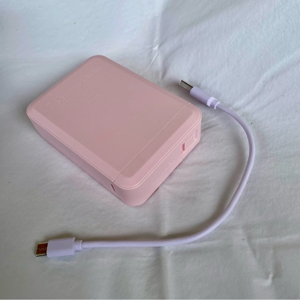 New in Box Label Maker Machine Jadens Niimbot Portable Bluetooth with Tape -Pink